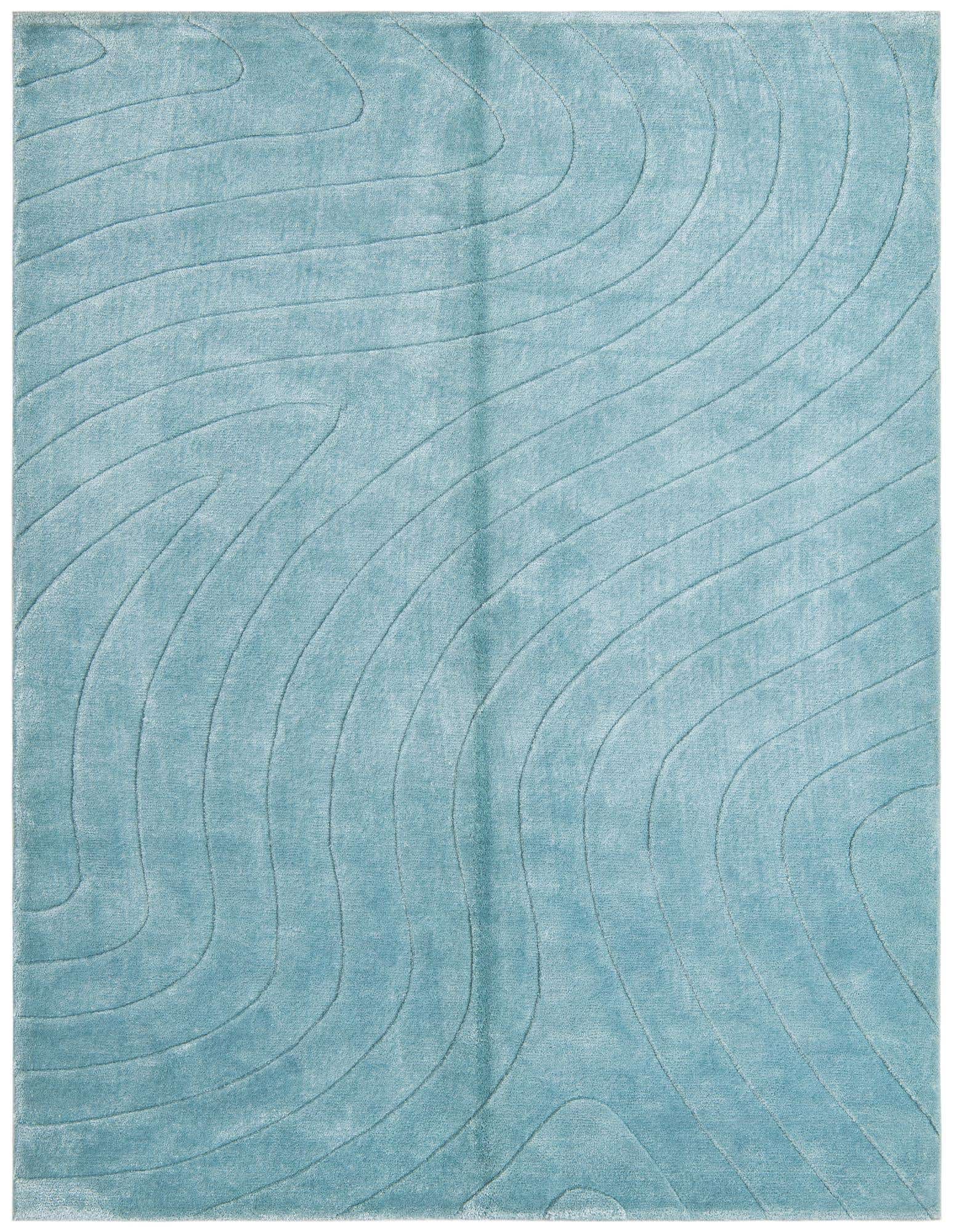 5' 1 x 6' 7 Hand Knotted Darya Wool Rug