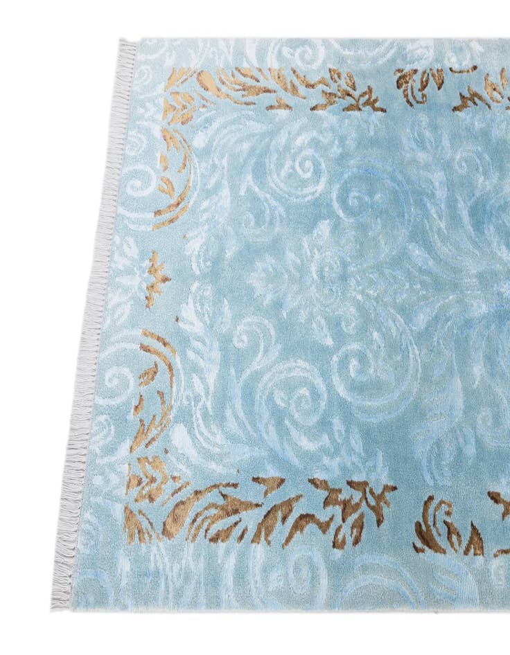 Detail image of 2' 10 x 4' 10 Hand Knotted Darya Wool Rug