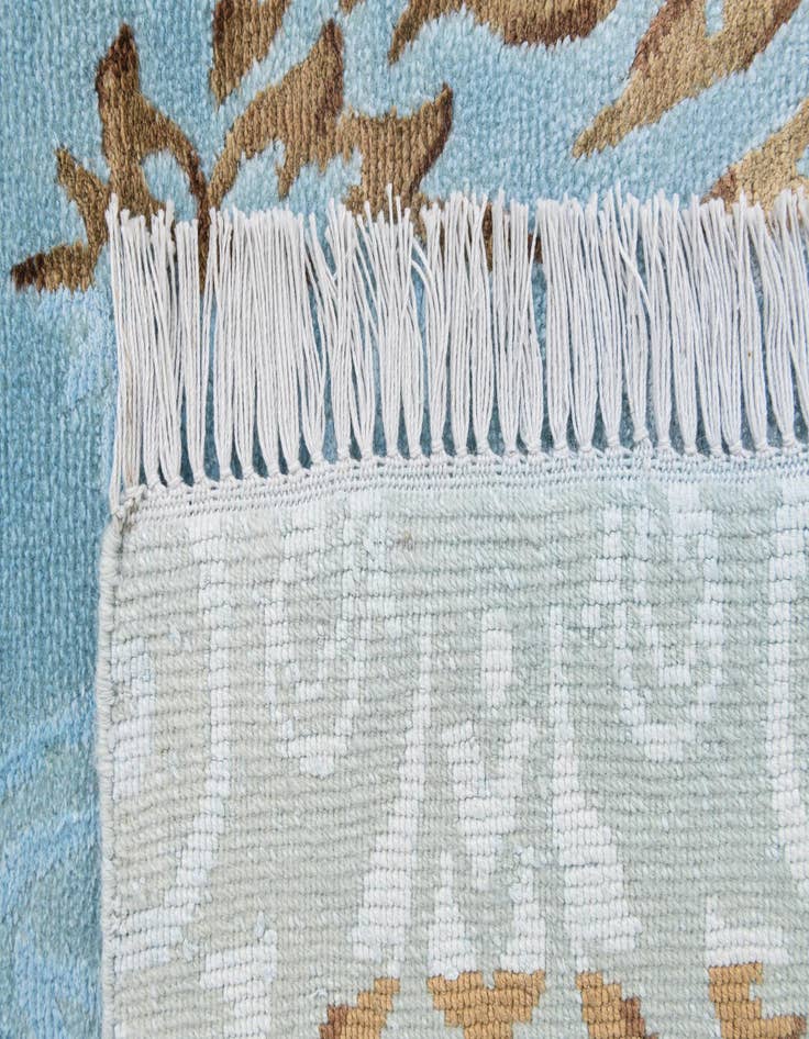 Detail image of 2' 10 x 4' 10 Hand Knotted Darya Wool Rug