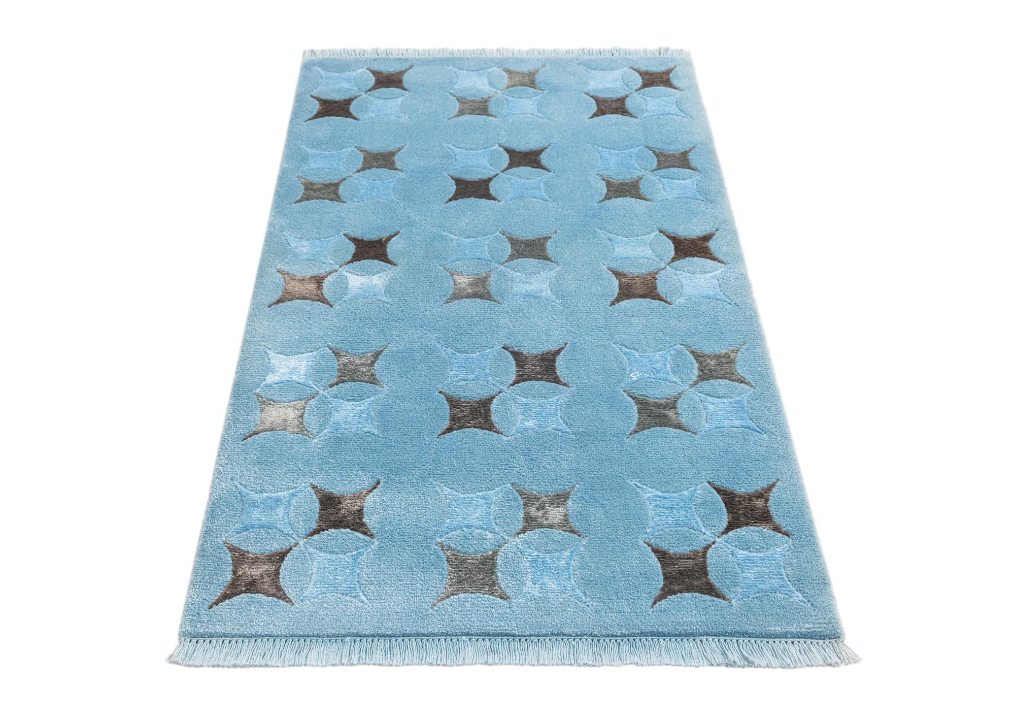 2' 10 x 4' 11 Hand Knotted Darya Wool Rug