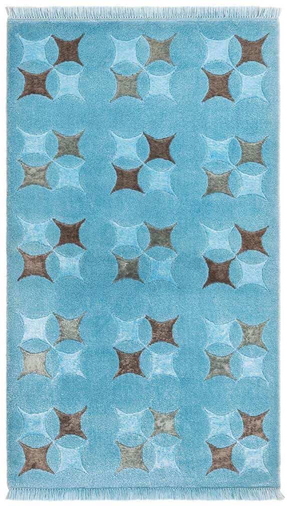 2' 10 x 4' 11 Hand Knotted Darya Wool Rug