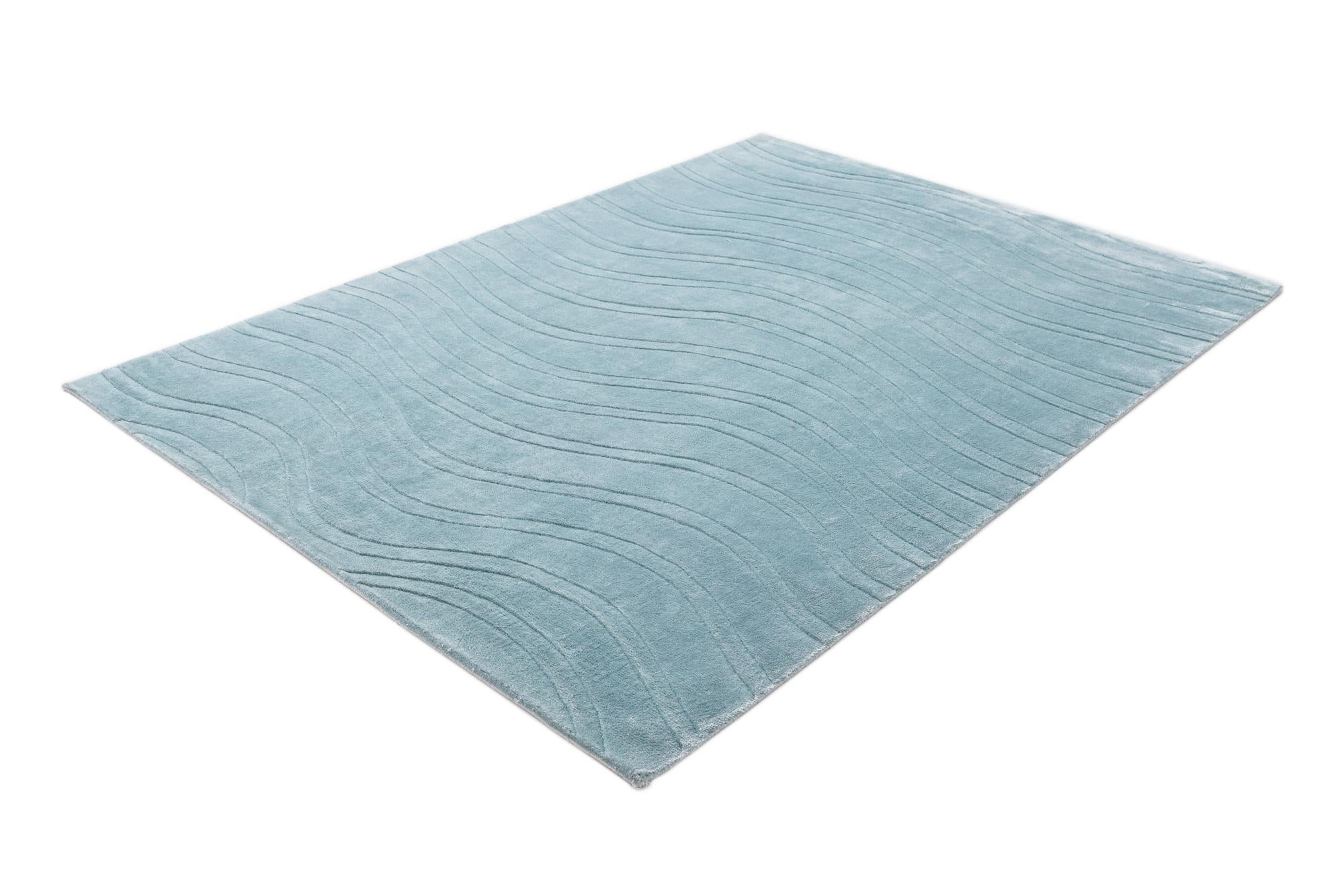 5' 8 x 8' Hand Knotted Darya Wool Rug