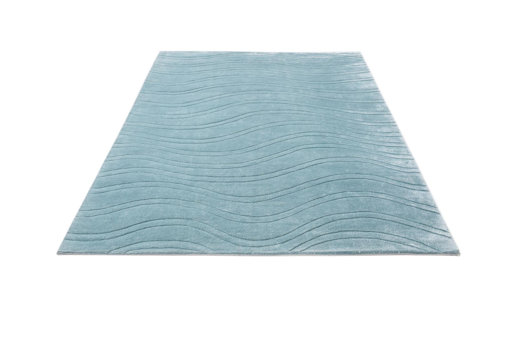 5' 8 x 8' Hand Knotted Darya Wool Rug