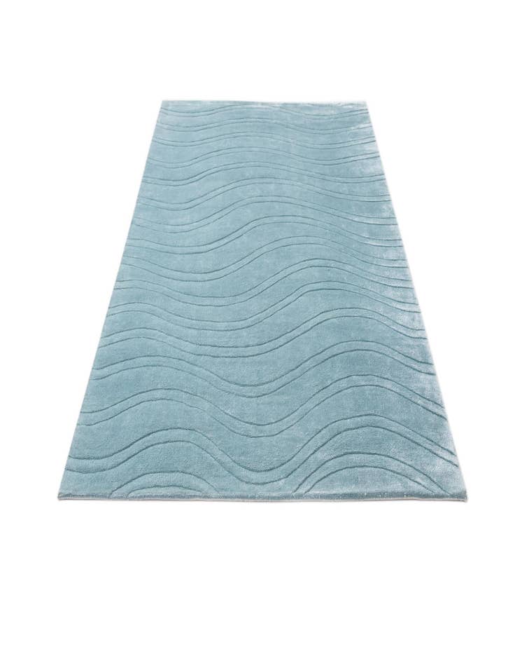 Detail image of 5' 8 x 8'  Hand Knotted Darya Wool Rug