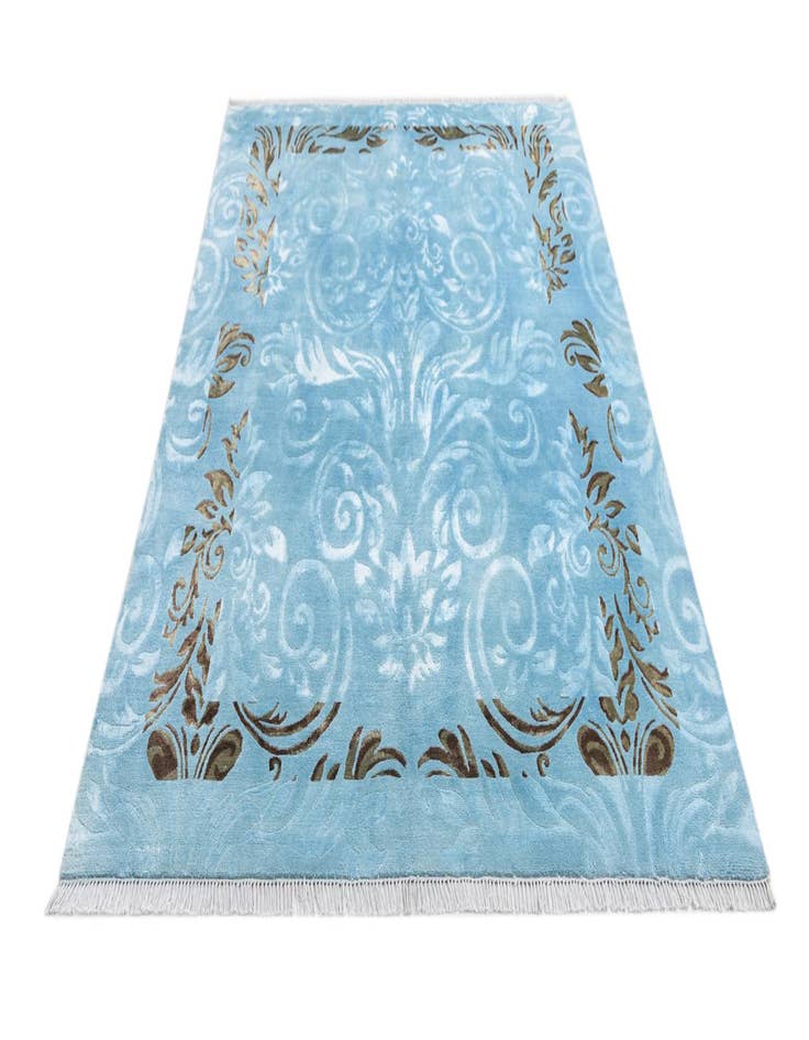 Detail image of 5' 10 x 8'  Hand Knotted Darya Wool Rug