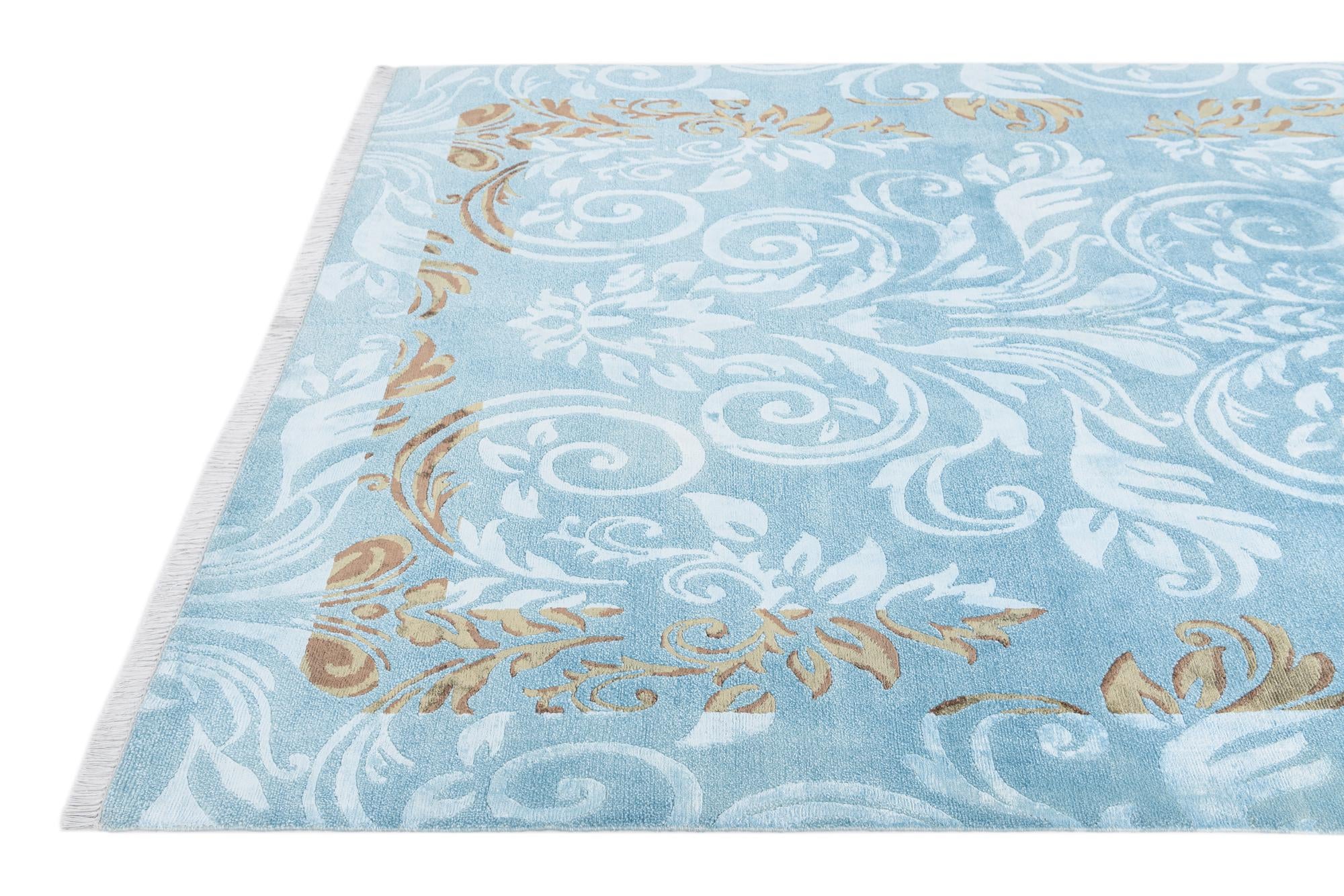 5' 10 x 8' Hand Knotted Darya Wool Rug
