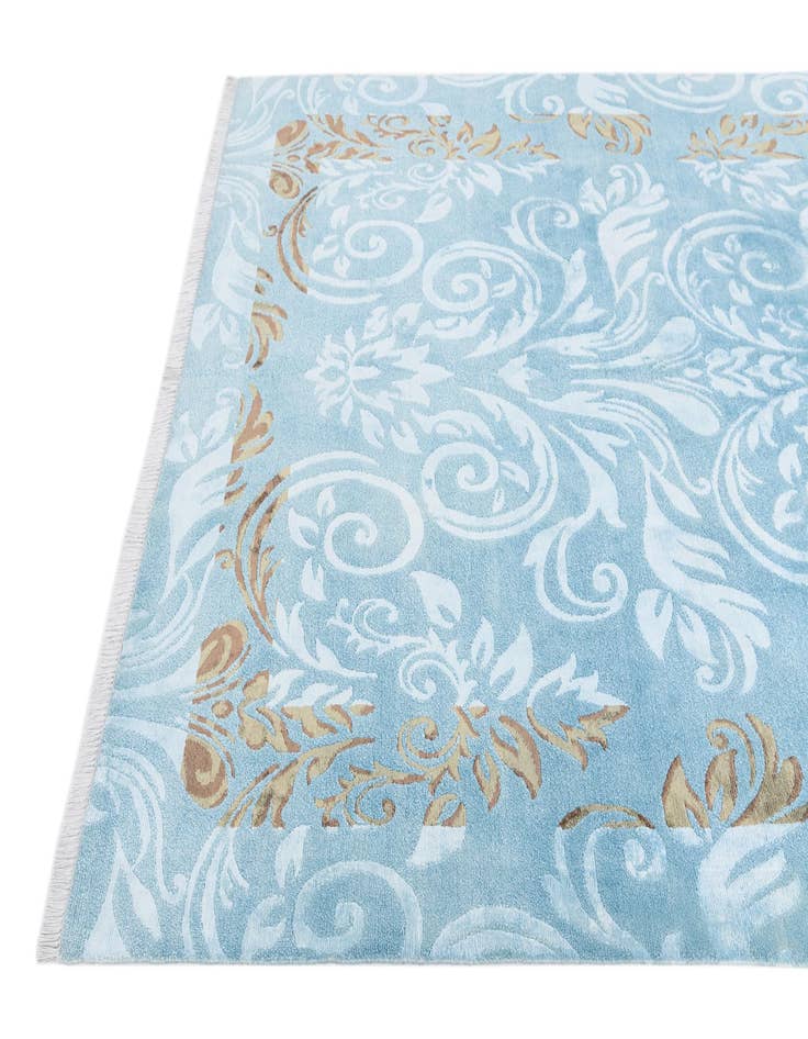 Detail image of 5' 10 x 8'  Hand Knotted Darya Wool Rug