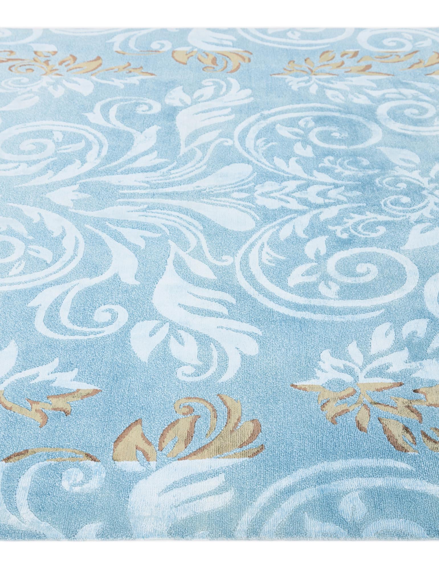 5' 10 x 8' Hand Knotted Darya Wool Rug