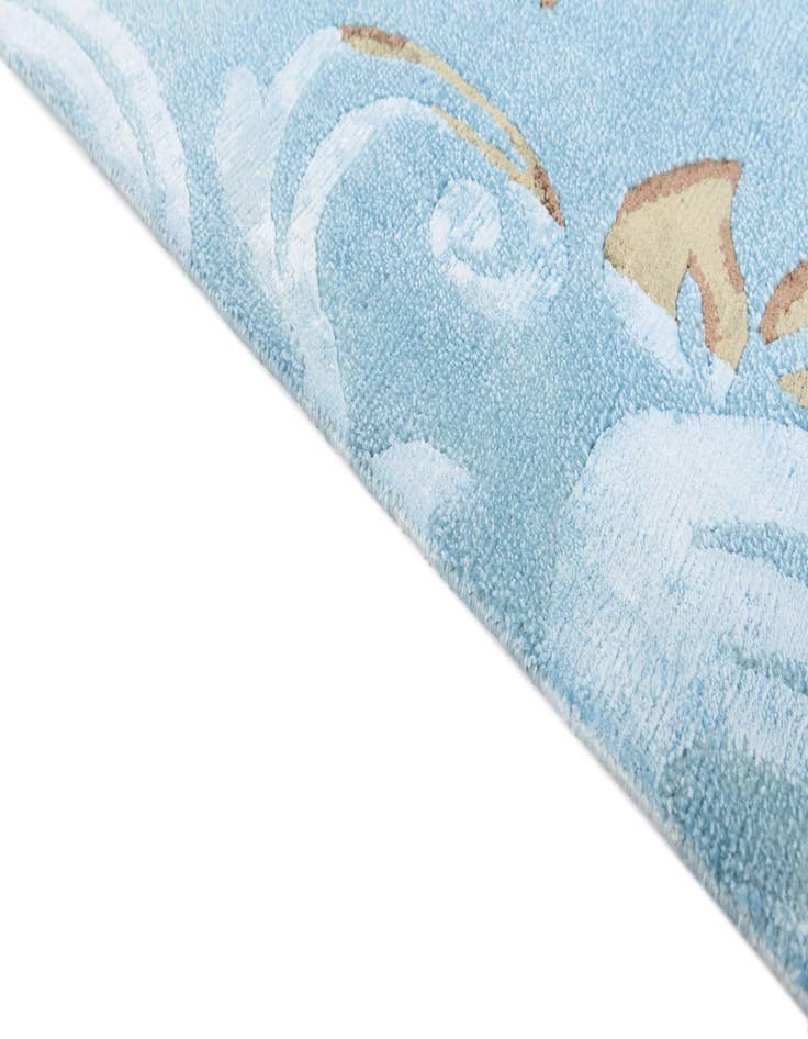 Detail image of 5' 10 x 8'  Hand Knotted Darya Wool Rug