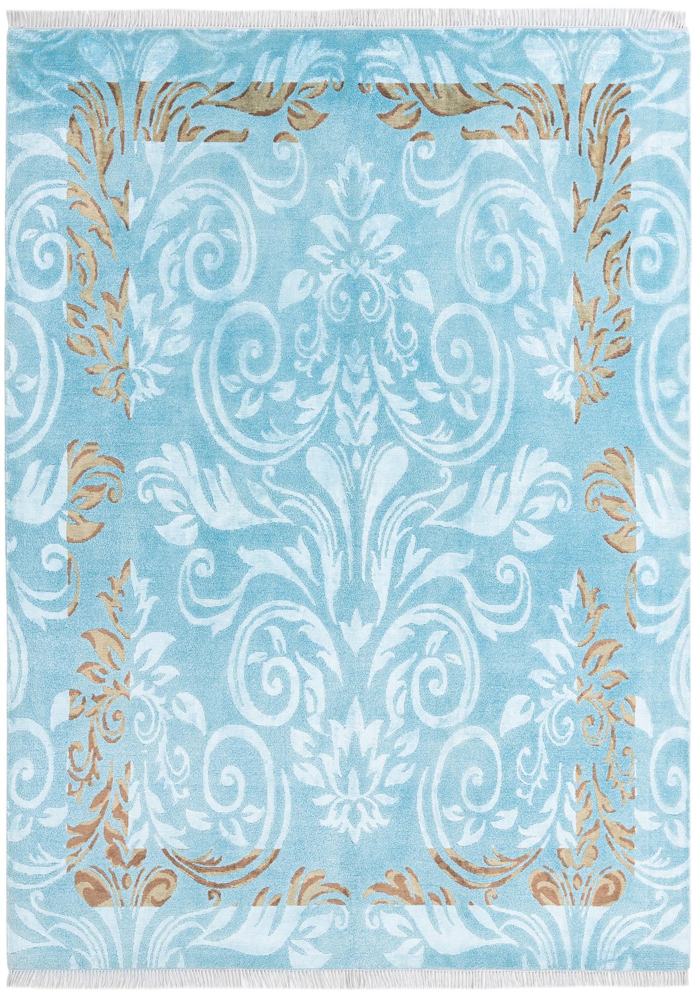 5' 10 x 8' Hand Knotted Darya Wool Rug