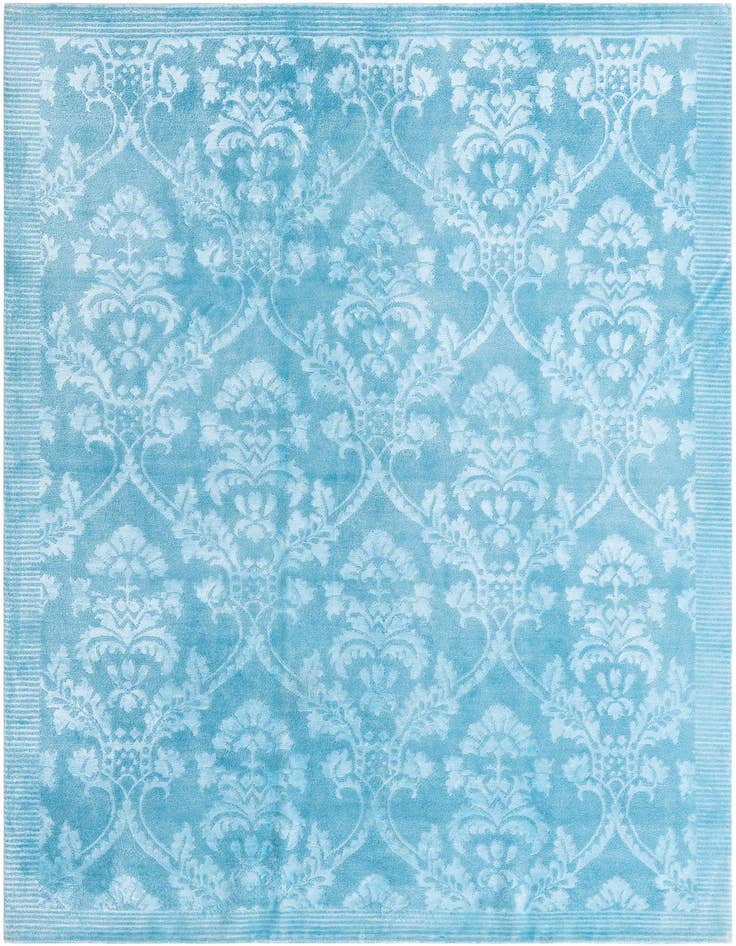 Detail image of 5' 10 x 8' Hand Knotted Darya Wool Rug