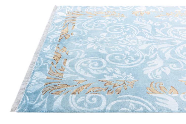 Detail image of 5' 9 x 8' Hand Knotted Darya Wool Rug