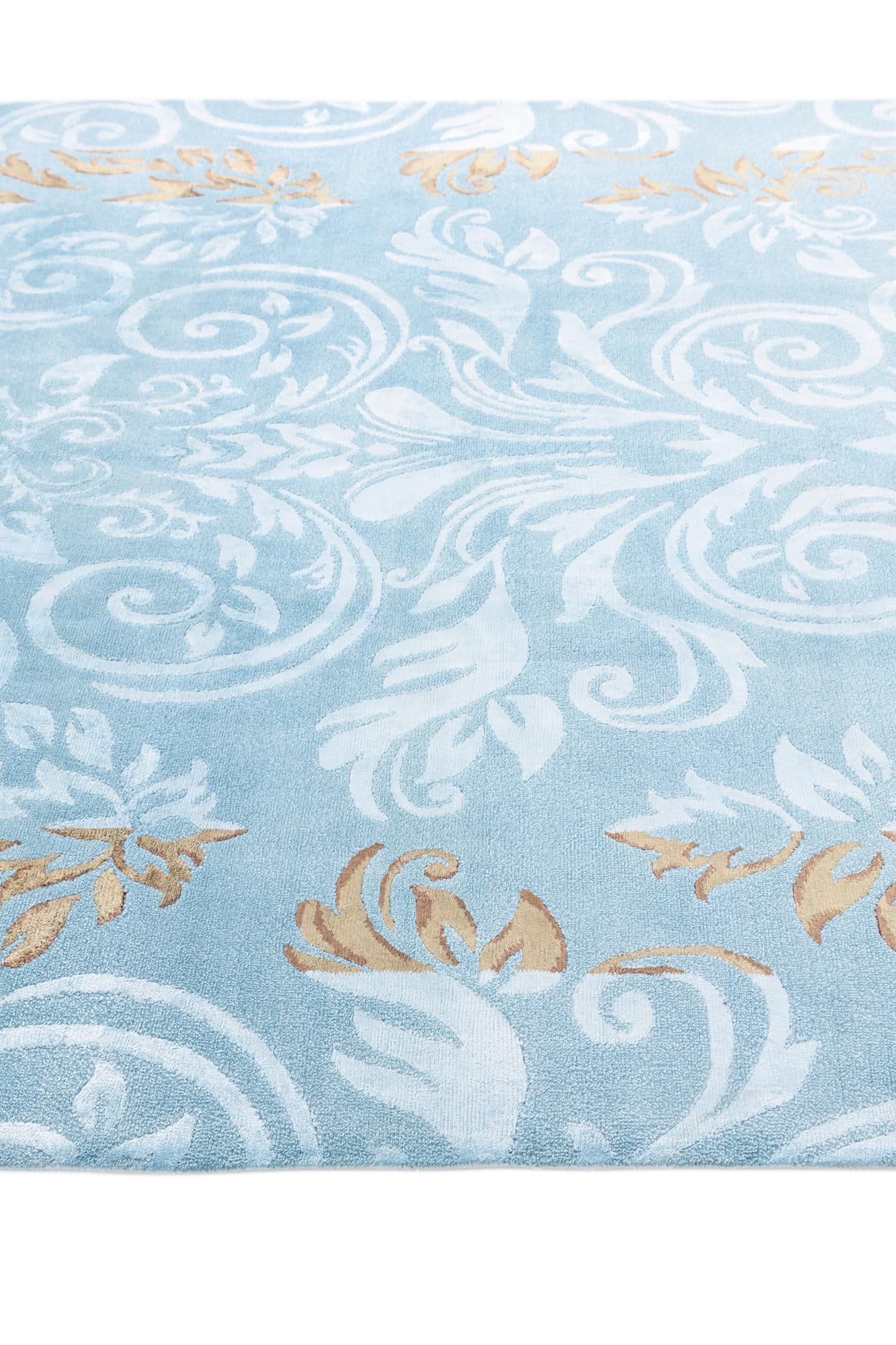 5' 9 x 8' Hand Knotted Darya Wool Rug