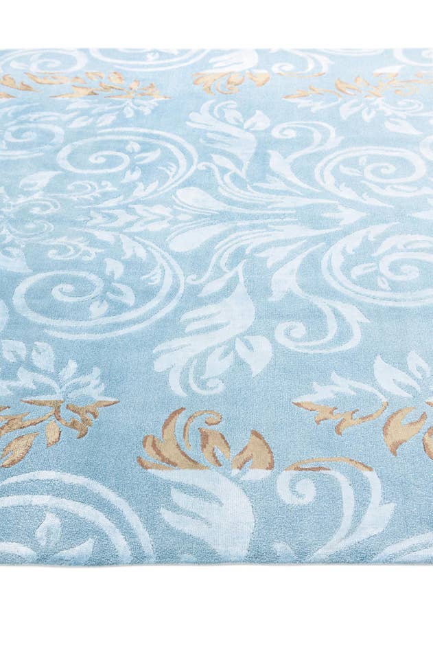 Detail image of 5' 9 x 8' Hand Knotted Darya Wool Rug