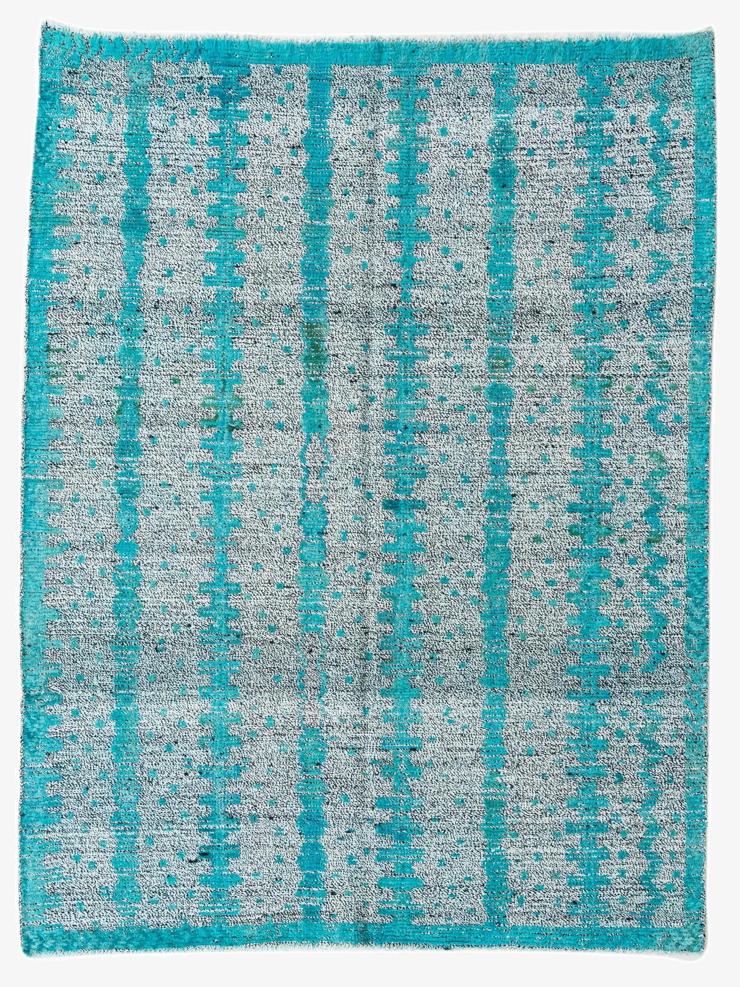 5' 2 x 7' 10  Hand Knotted Darya Wool Rug
