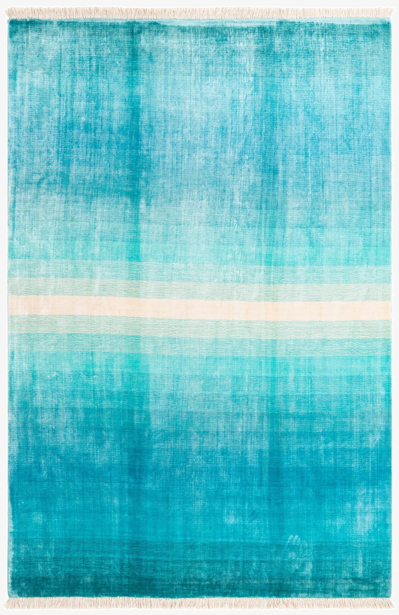 6' 7 x 9' 9  Hand Knotted Darya Wool Rug