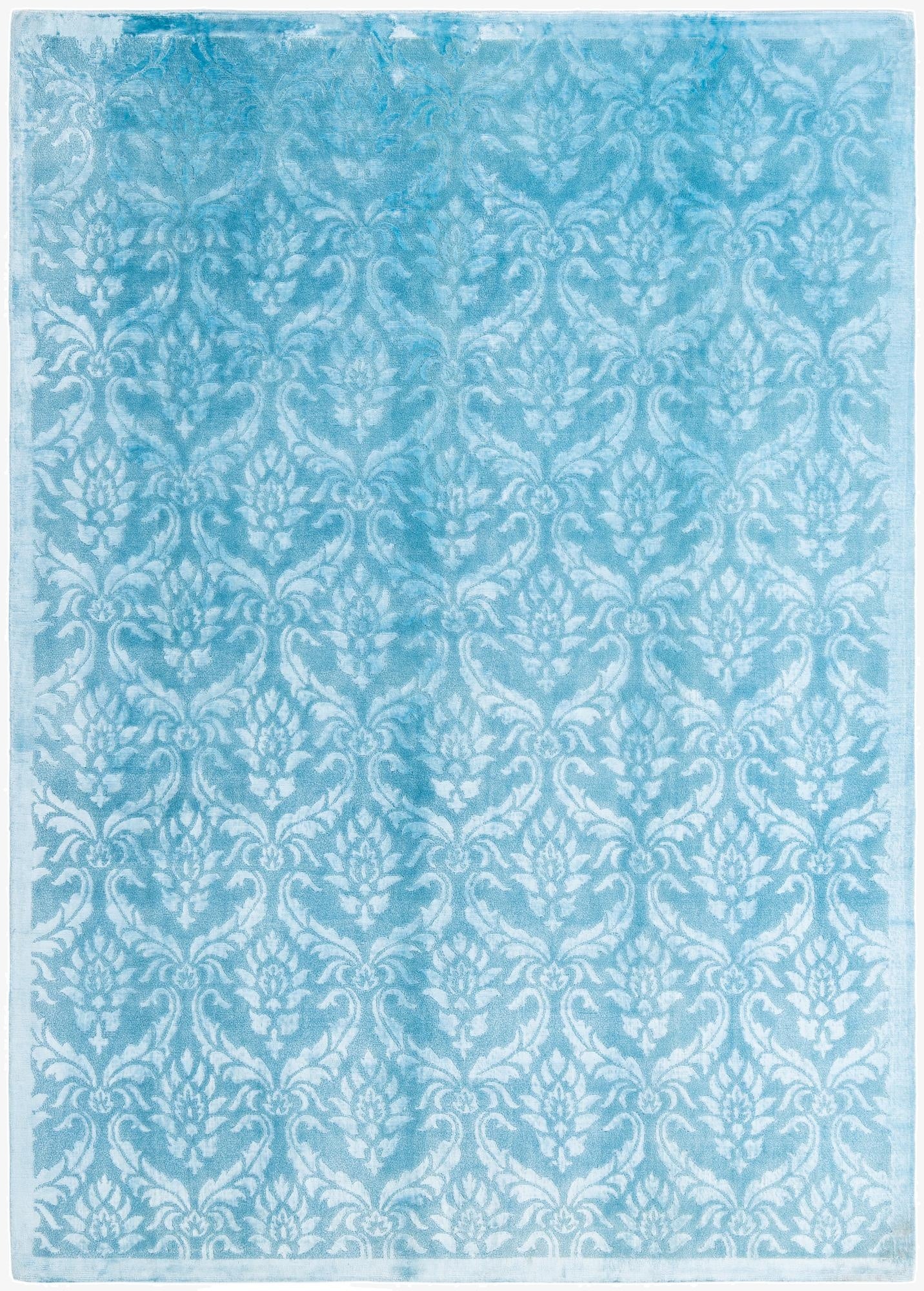 6' 9 x 9' 5  Hand Knotted Darya Wool Rug