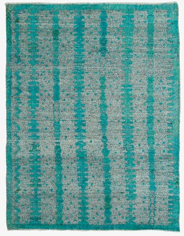 5' 4 x 7' Hand Knotted Darya Wool Rug