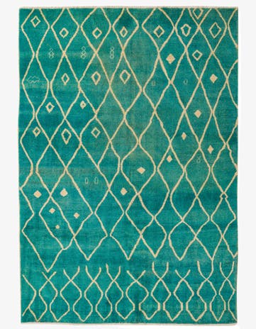 5' 8 x 8' Hand Knotted Darya Wool Rug