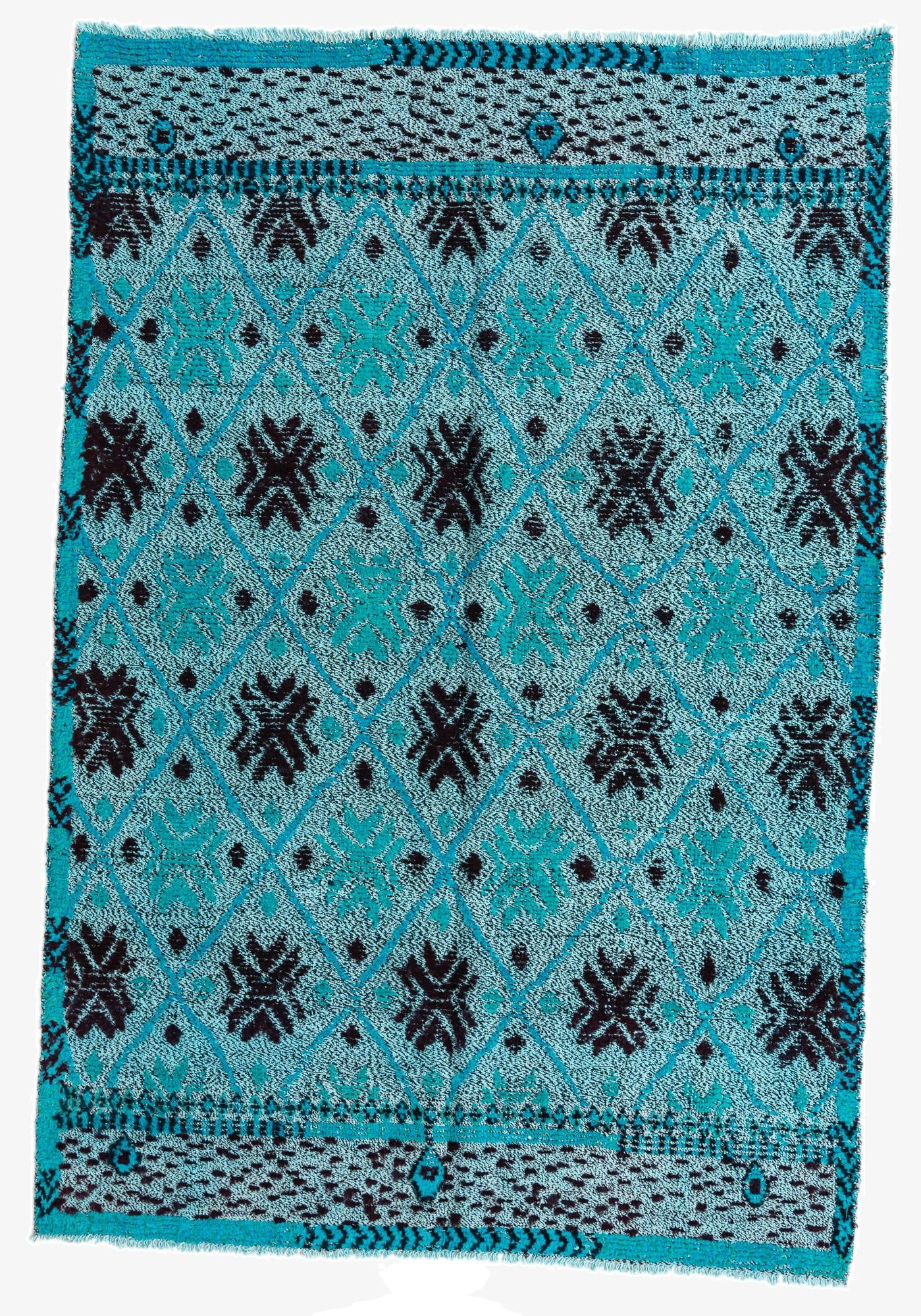 5' 5 x 8'  Hand Knotted Darya Wool Rug