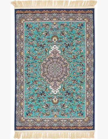 Turquoise Dynasty Rug