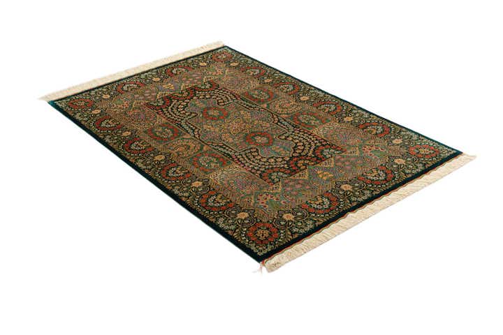 3' 4 x 5' 1 Ghom Silk Rug