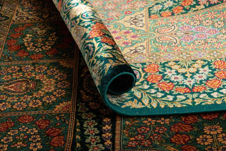 3' 4 x 5' 1 Ghom Silk Rug
