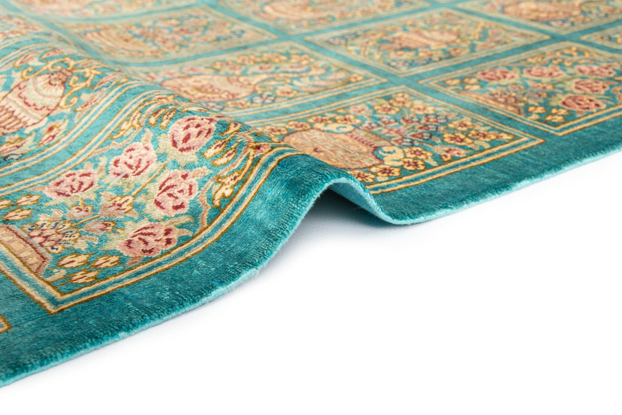 1' 11 x 2' 11 Ghom Silk Rug