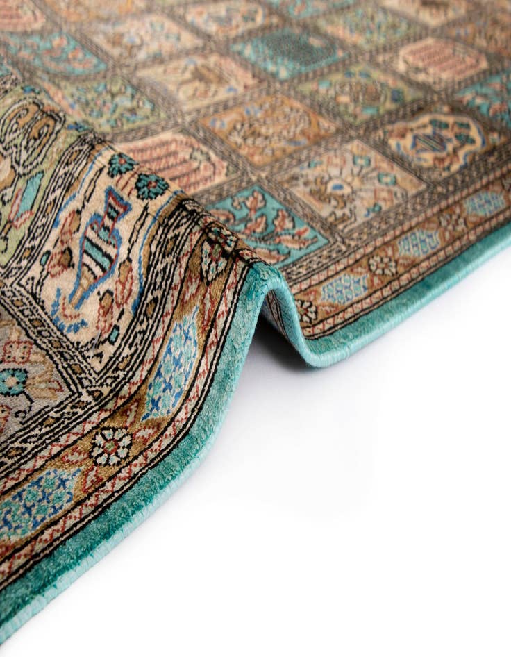 Detail image of 1' 11 x 2' 11 Ghom Silk Rug