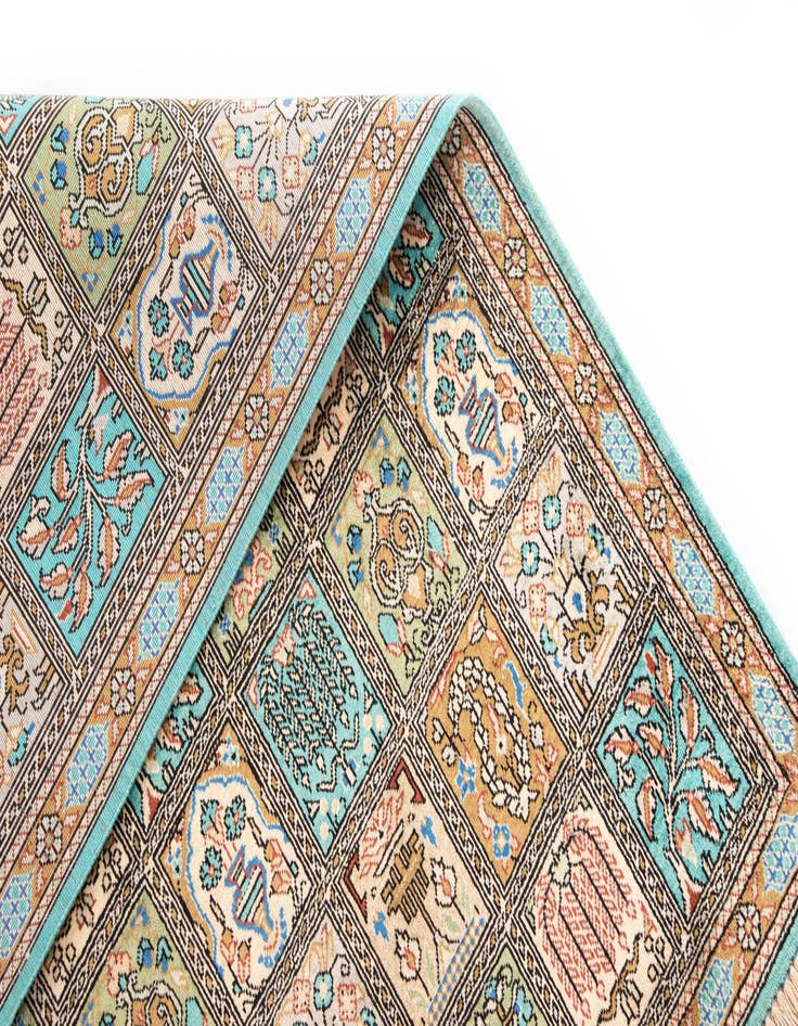 Detail image of 1' 11 x 2' 11 Ghom Silk Rug