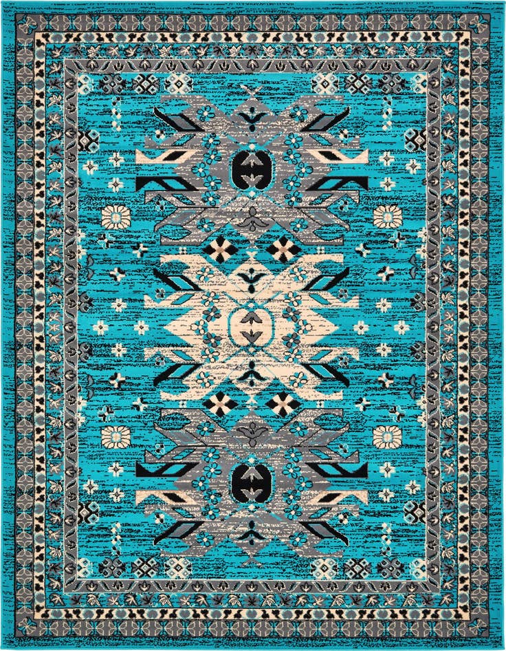 Detail image of 6' x 9' Heris Rug