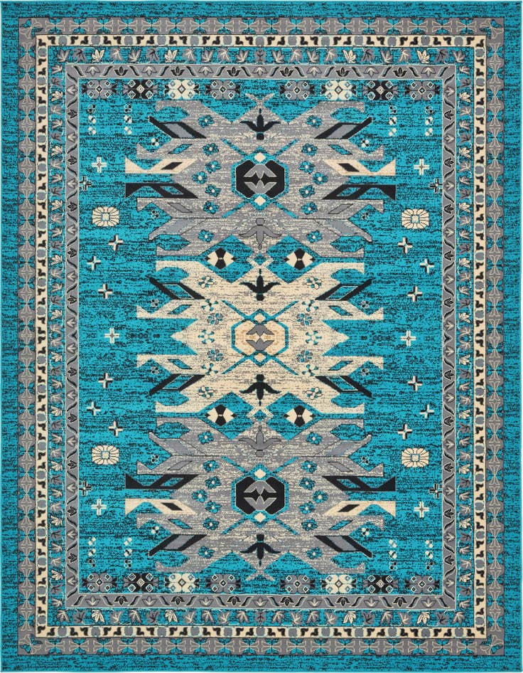 Detail image of 9' x 12' Heris Rug