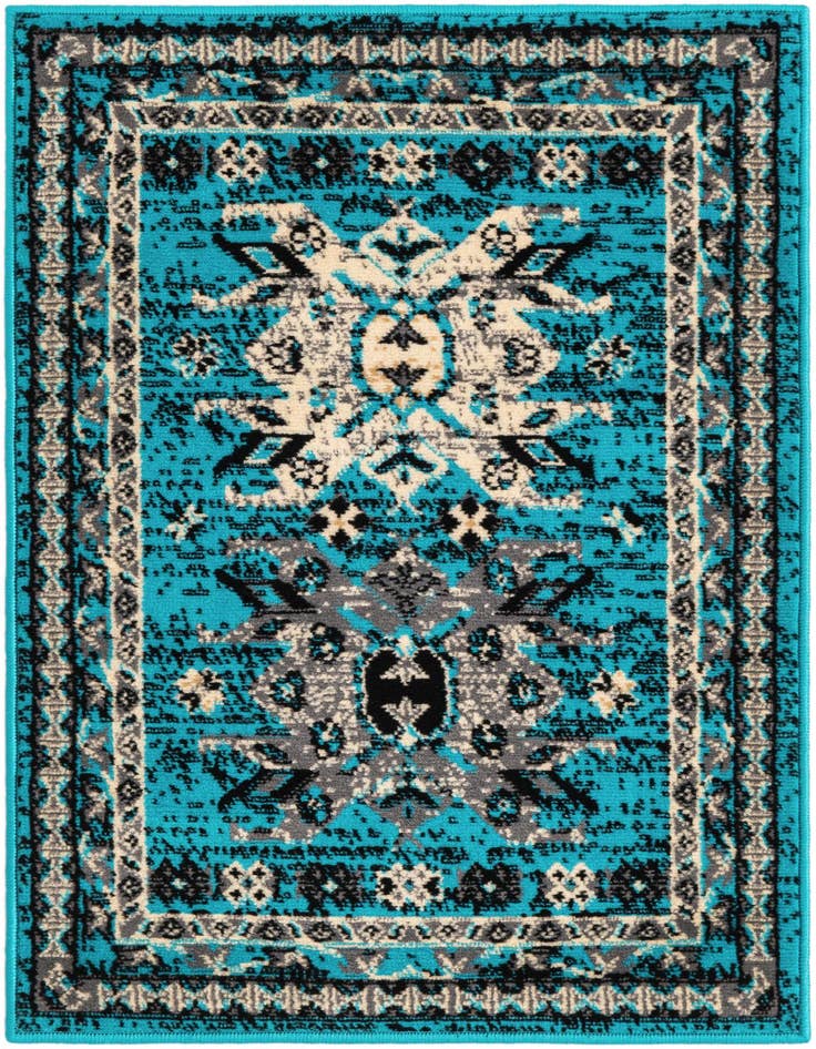Detail image of 2' x 3' Heriz Design Rug