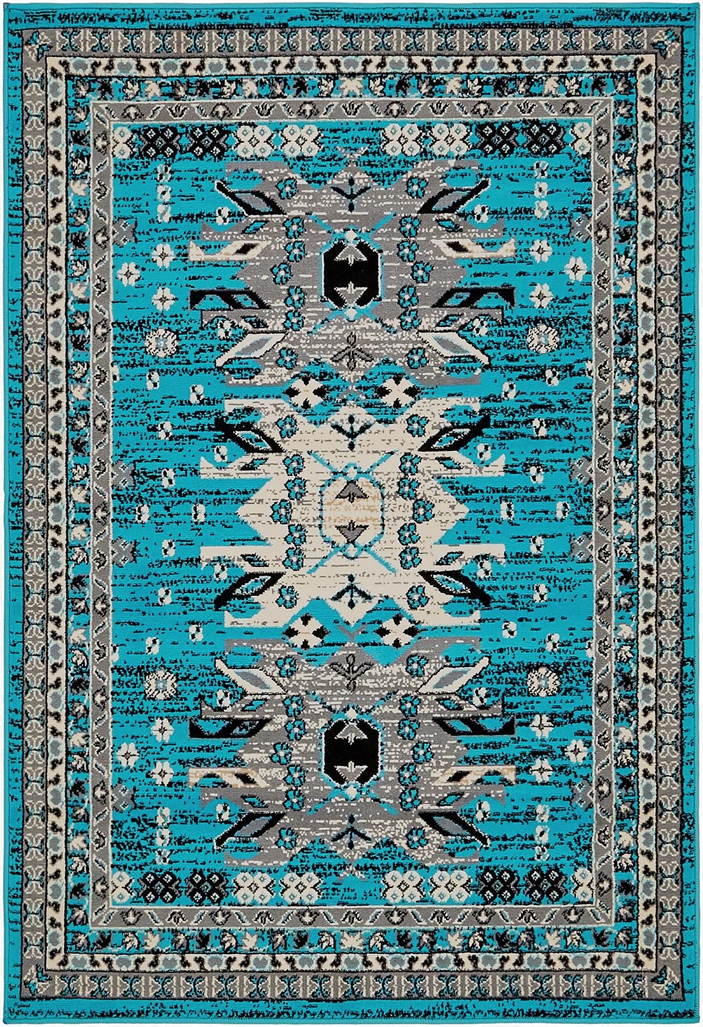 4' x 6' Heriz Design Rug