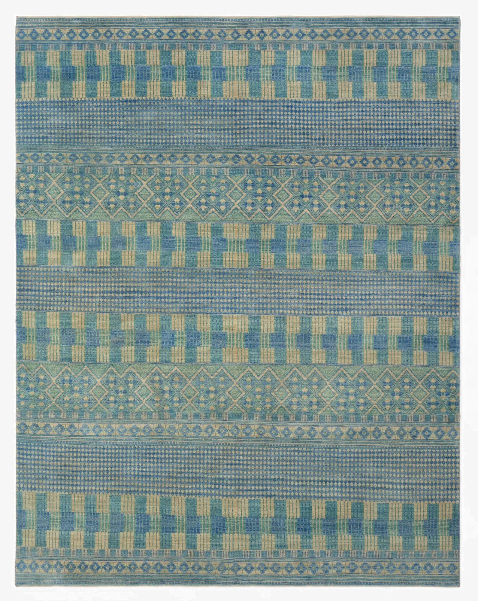 7' 10 x 9' 10  Hand Knotted Kamla Wool Rug