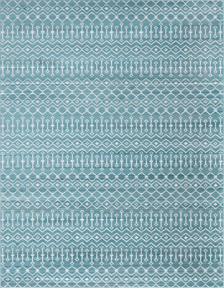 Detail image of 10' 8 x 16' 5 Kasbah Trellis Rug