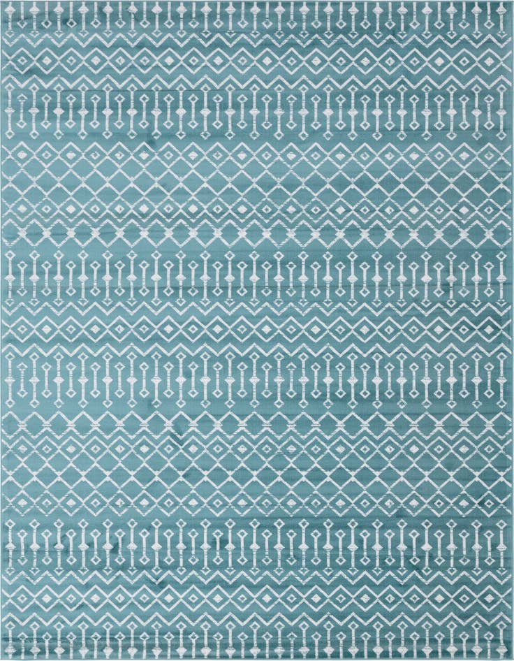 Detail image of 10' x 13' Kasbah Trellis Rug