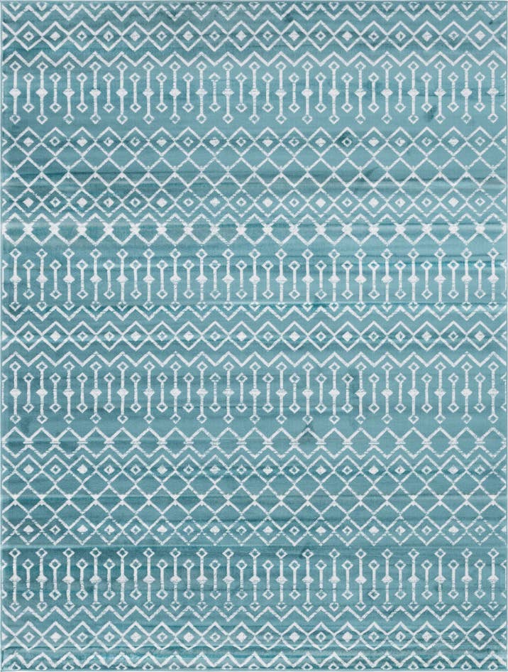 Detail image of 9' x 12' Kasbah Trellis Rug