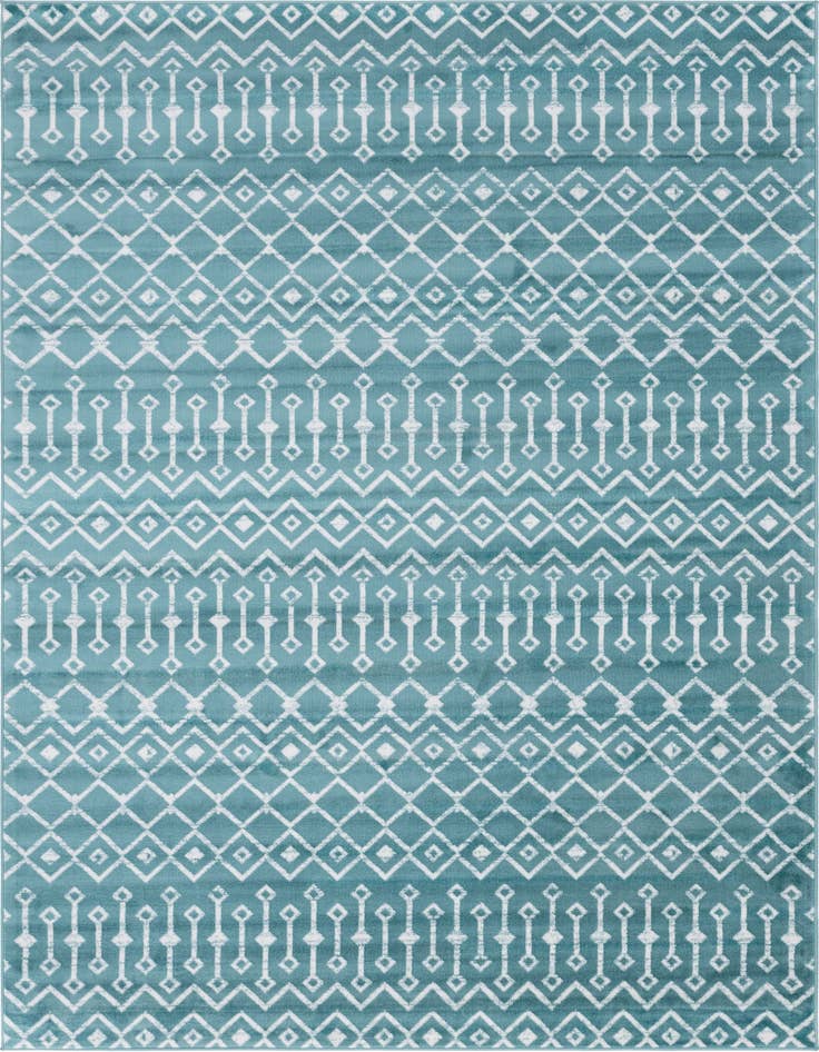 Detail image of 7' 10 x 11' Kasbah Trellis Rug