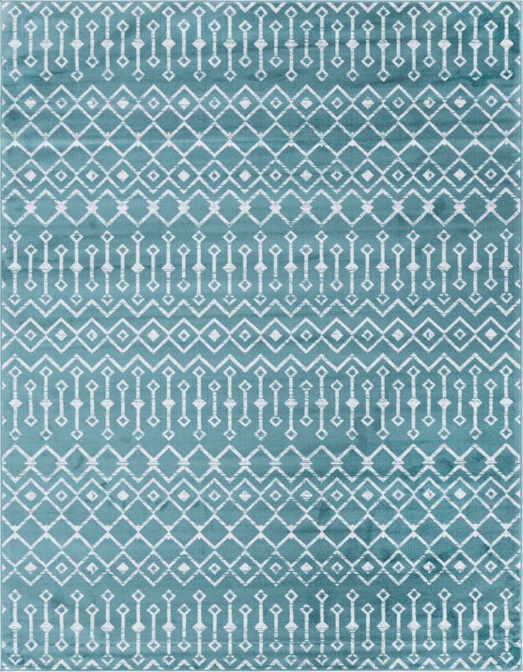 Detail image of 7' 10 x 10' Kasbah Trellis Rug