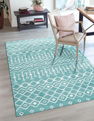 2' x 3' Kasbah Trellis Rug