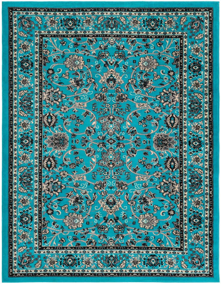 Detail image of 5' 3 x 8' Kashan Design Rug