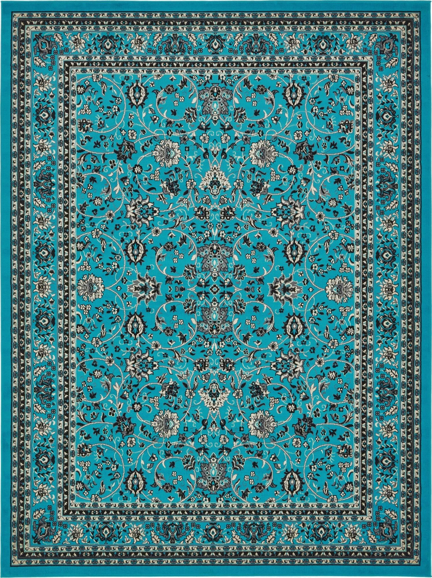 9' x 12' Kashan Design Rug
