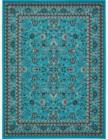9' x 12' Kashan Design Rug