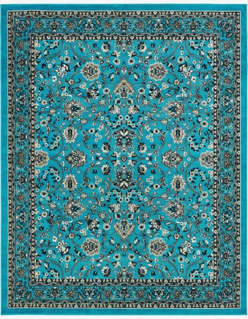 7' 10 x 10' Kashan Design Rug