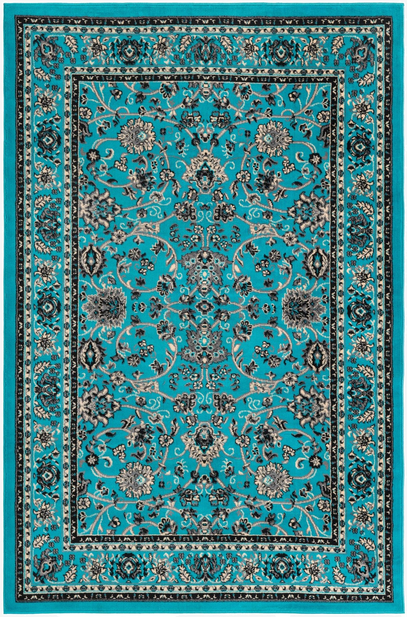 Primary image 5' 3 x 8' Kashan Design Rug
