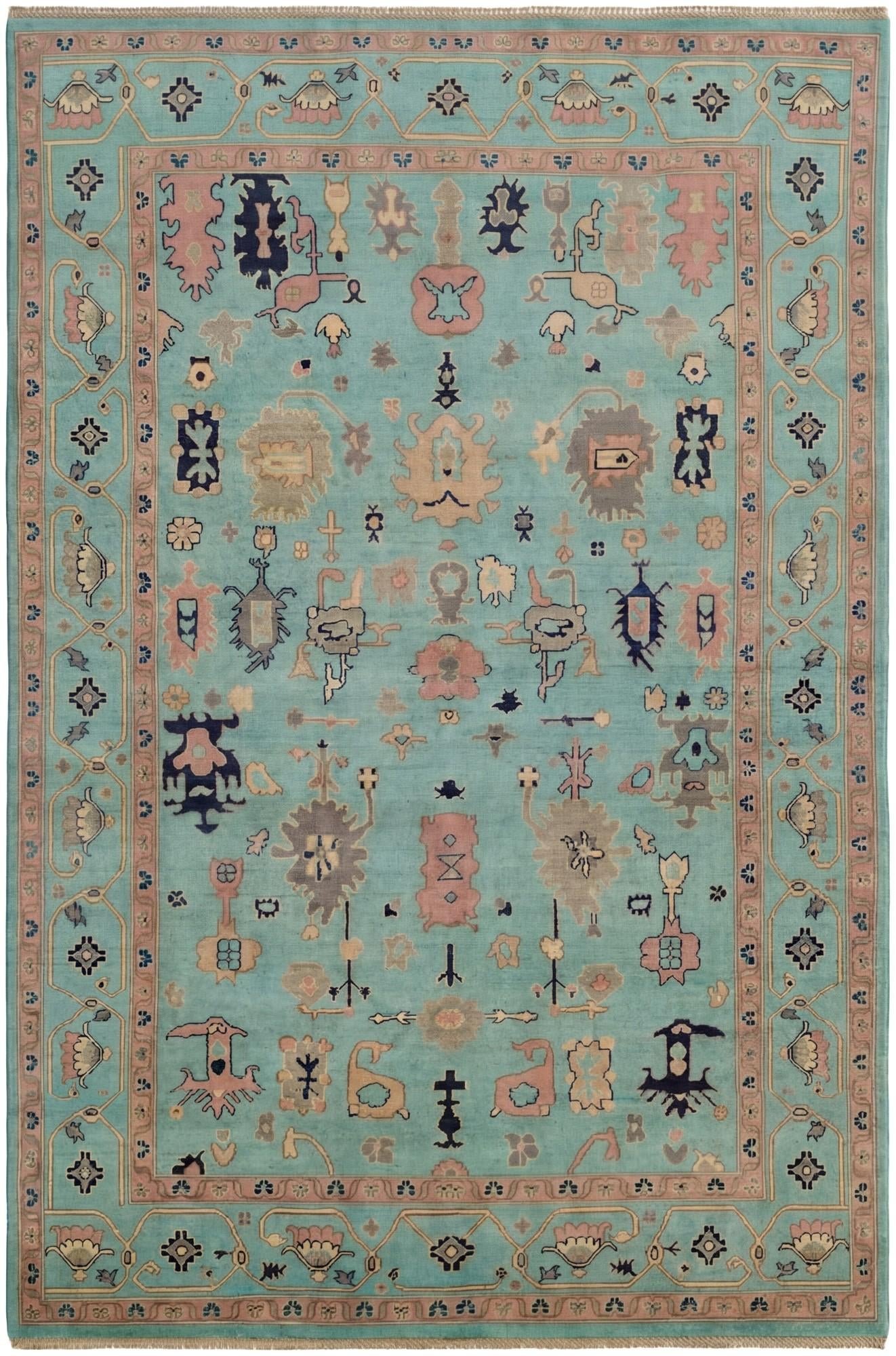 6' 6 x 9' 9 Hand Knotted Kazak Rug