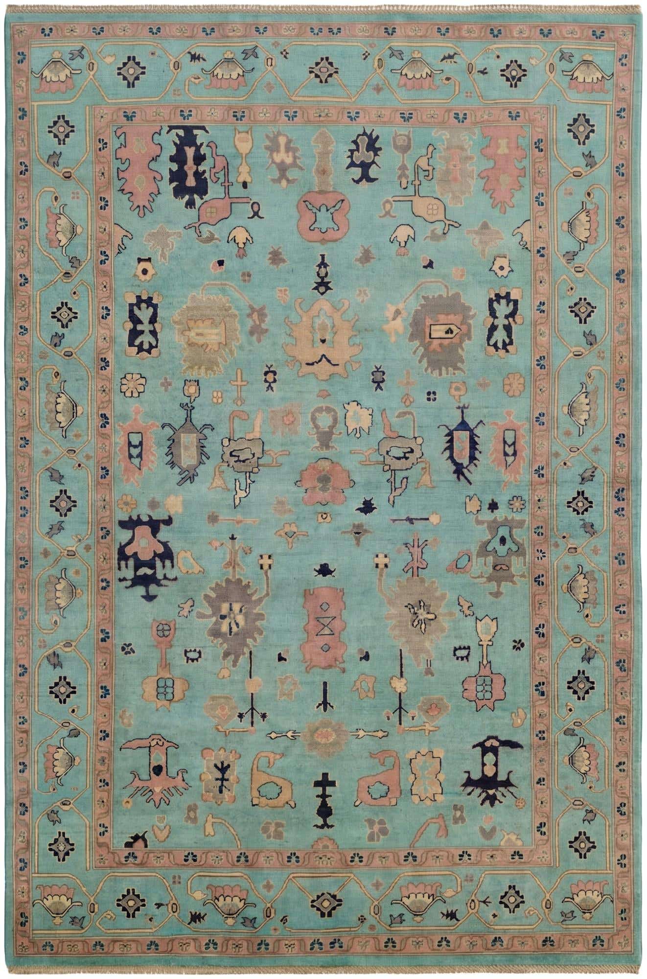 6' 6 x 9' 9 Hand Knotted Kazak Rug
