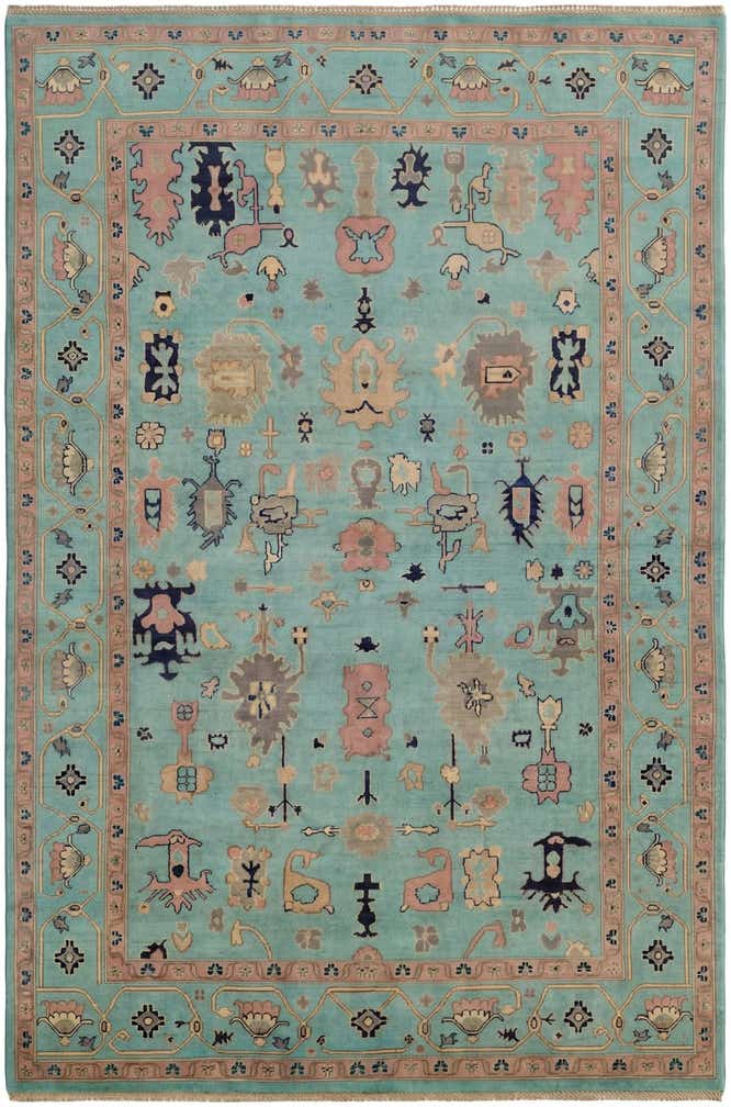 6' 6 x 9' 9 Hand Knotted Kazak Rug
