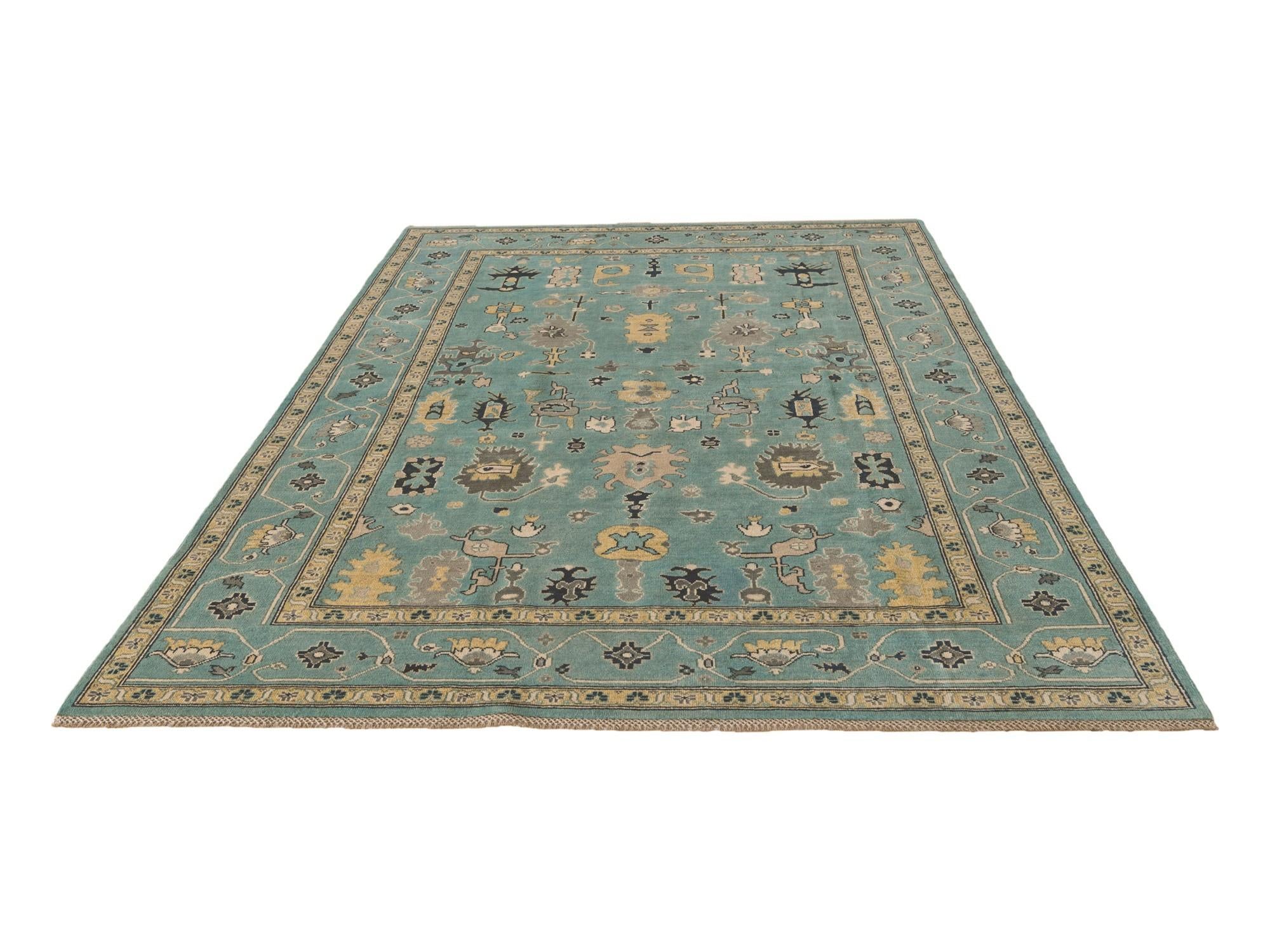 6' 7 x 9' 11 Hand Knotted Kazak Rug